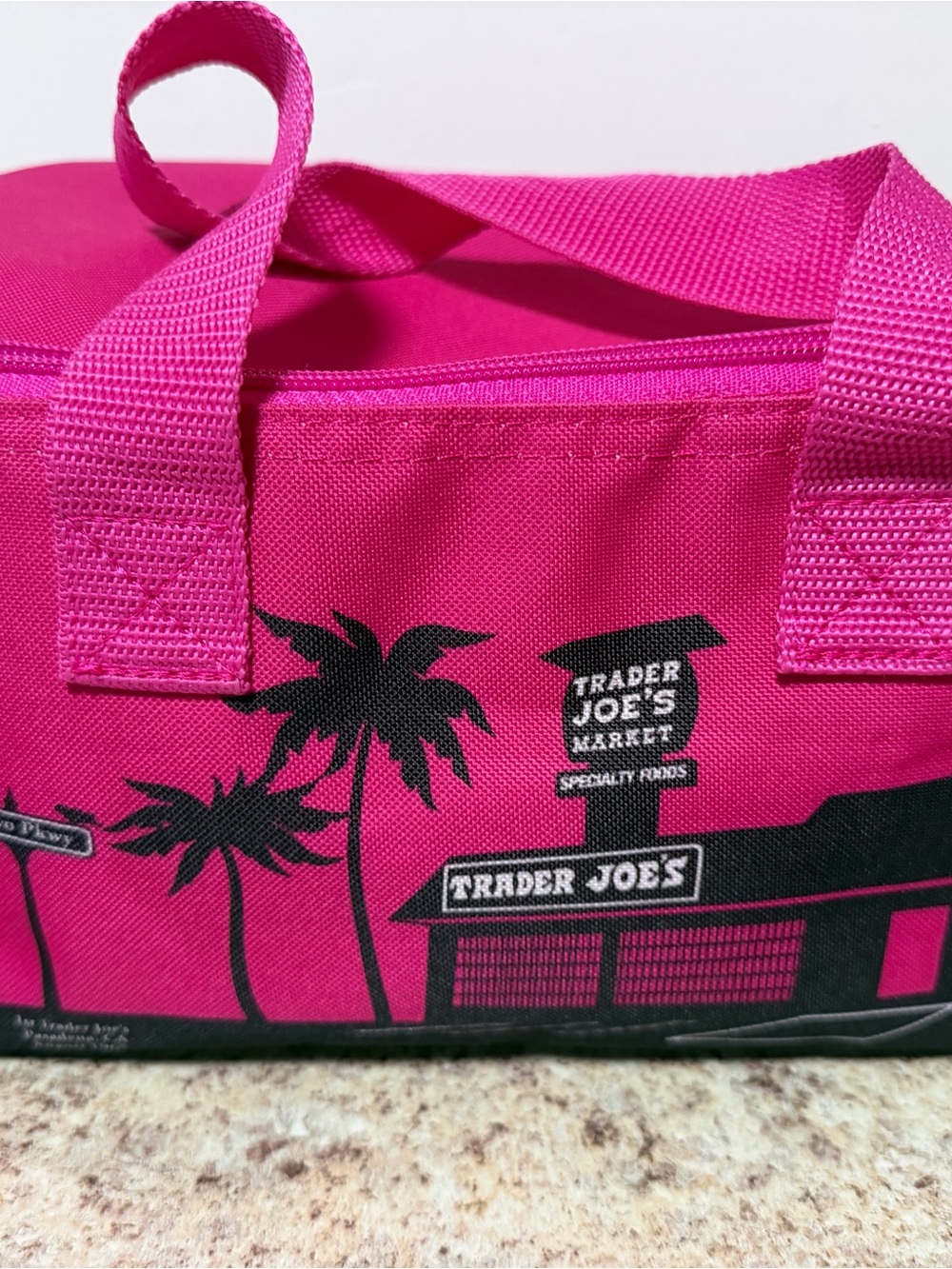 Trader Joe’s Hot Pink Insulated Tote Bag